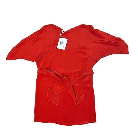 M by Missoni Batwing Design Red/Orange Dress Size 6 NWT - Picture 3 of 5